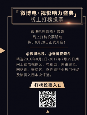 2017微博電視影響力盛典直播在哪看