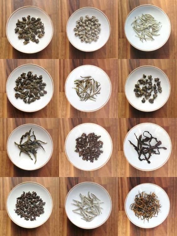 各類茶 圖片來源自teapavse.com